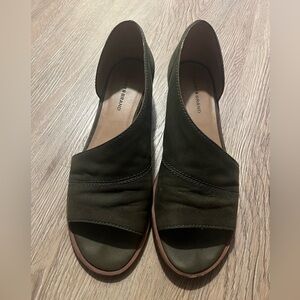 Lucky Brand cutout bootie with open toe